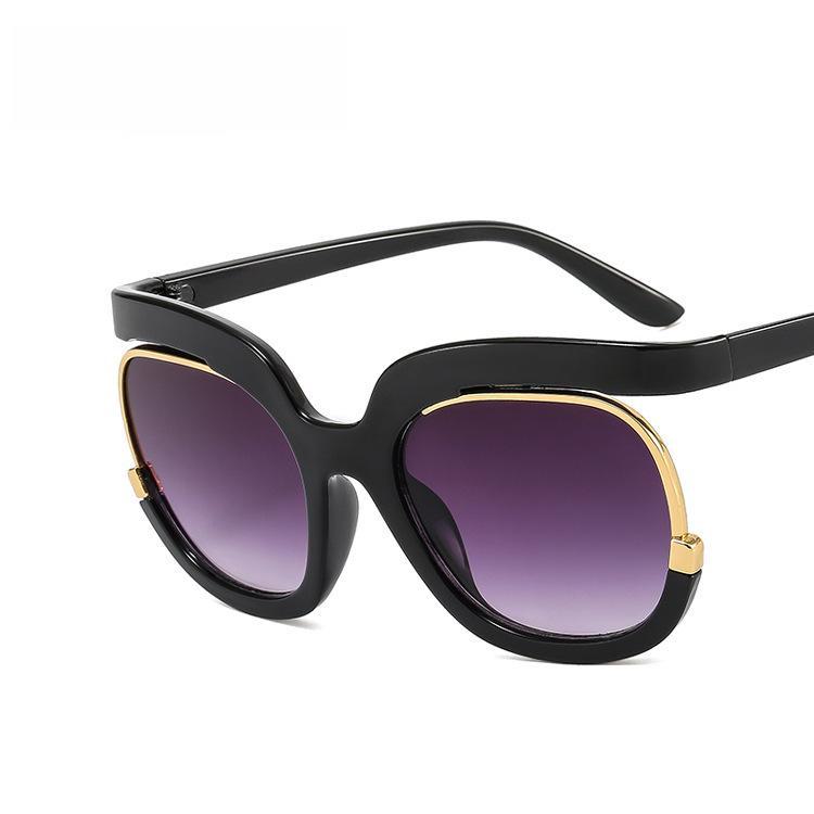Owl 2022 European/American Trend Large Frame Sunglasses 92104