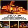 APSMOTIV Pack 10 Led Marker Lights Trailer 24V Trailer Amber Chicken Lights for Semi Trucks Freightliner Cargo Marker Lights Universal Fit