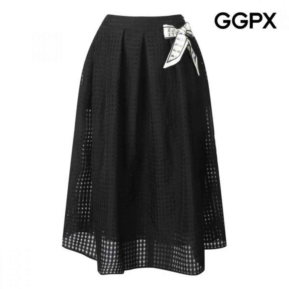 Check Flare Skirt Gp4sk016f painted/FREE