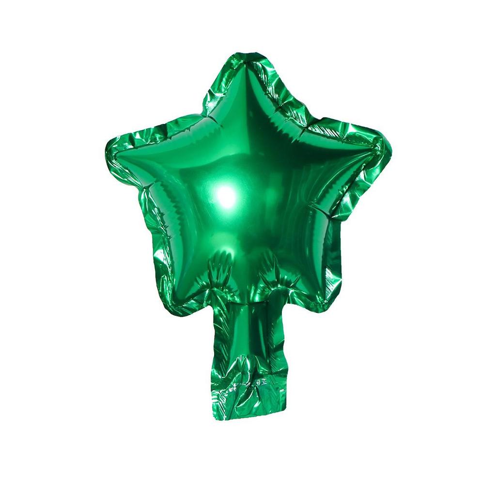 5-Inch Heart & Star Foil Balloons for Birthday Party or Wedding Decorations