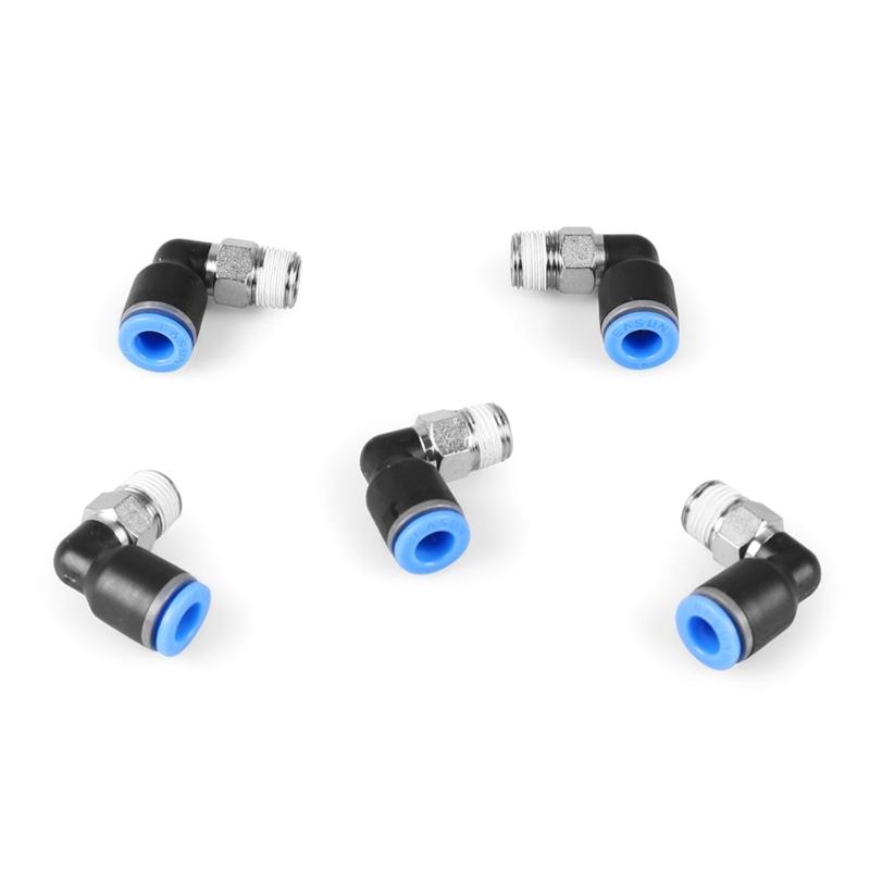 Industrial Grade Push Lock Black Vacuum Fitting set - Wastegate & Solenoid fits for - Vehicles Car Accessories