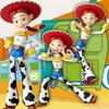Toy Story Buzz Woody Jessie Figura de Ação Articulada Modelo Colecionável Multiarticulado