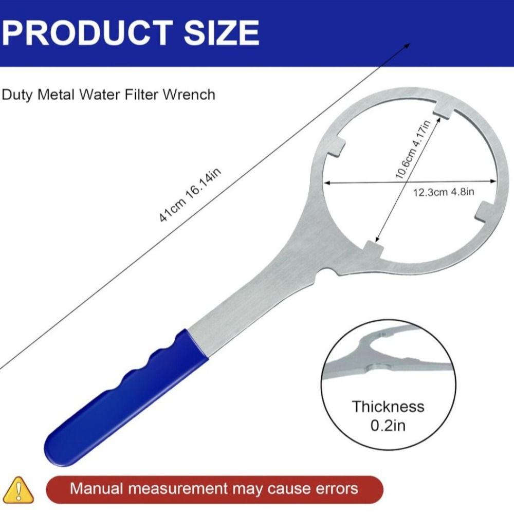 Premium Plastic Water Filter Housing Wrench Heavy Duty Water Purifier Spanner Cartridge Purifier