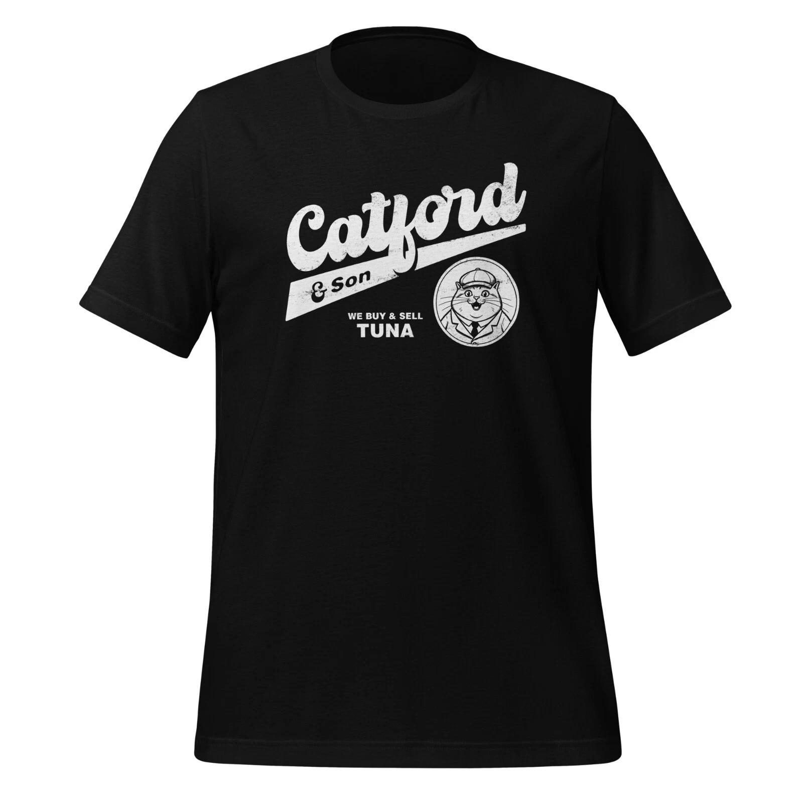 

Vintage Retro Sanford and Son T Shirt Parody Funny Cat Graphic Tee For Men Women 2XL