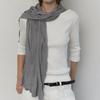 [2nd] PLEATS SCARF_MUTEDGRAY