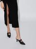 Blanc Sur Blanc Anna Mule 6Cm Crush Black