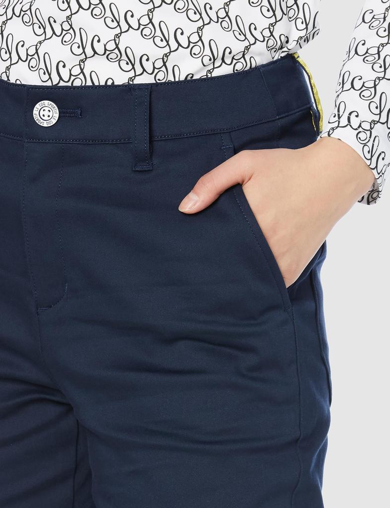Coq Sportif Golf Pants Classic Basic Sweat Absorbent Stretch Cool Golf QGWWJD01 NV00 [Le Golf] Women's (Navy)