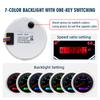 85mm Tachometer With LCD Hour Meter For Marine Boat Car 7 Colors LED Backlight Tacho Gauge 3000/4000/6000/7000/ 8000 RPM Meter