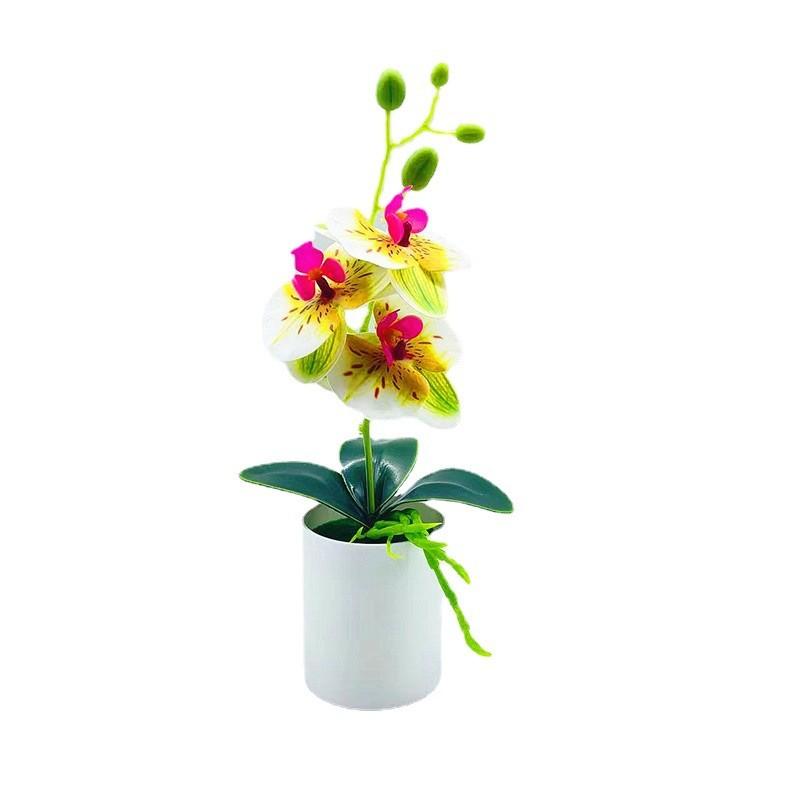 Artificial Orchid Plant With Pvc Material For Home Decor And Gift Giving
