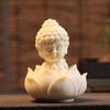 Nostrae Buddha with Lotus Show Pieces for Home Decor Living Room Decor Items | Cute Showpieces Gift Item for Decoration