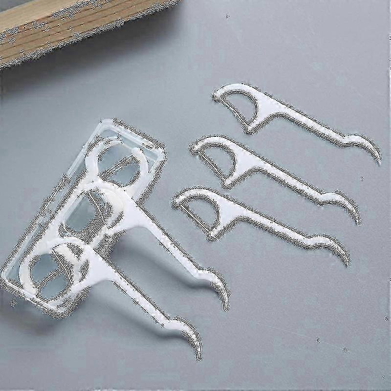 100 Pcs Disposable Dental Floss Sticks Teeth Cleaner Oral Care With Portable Women 2025