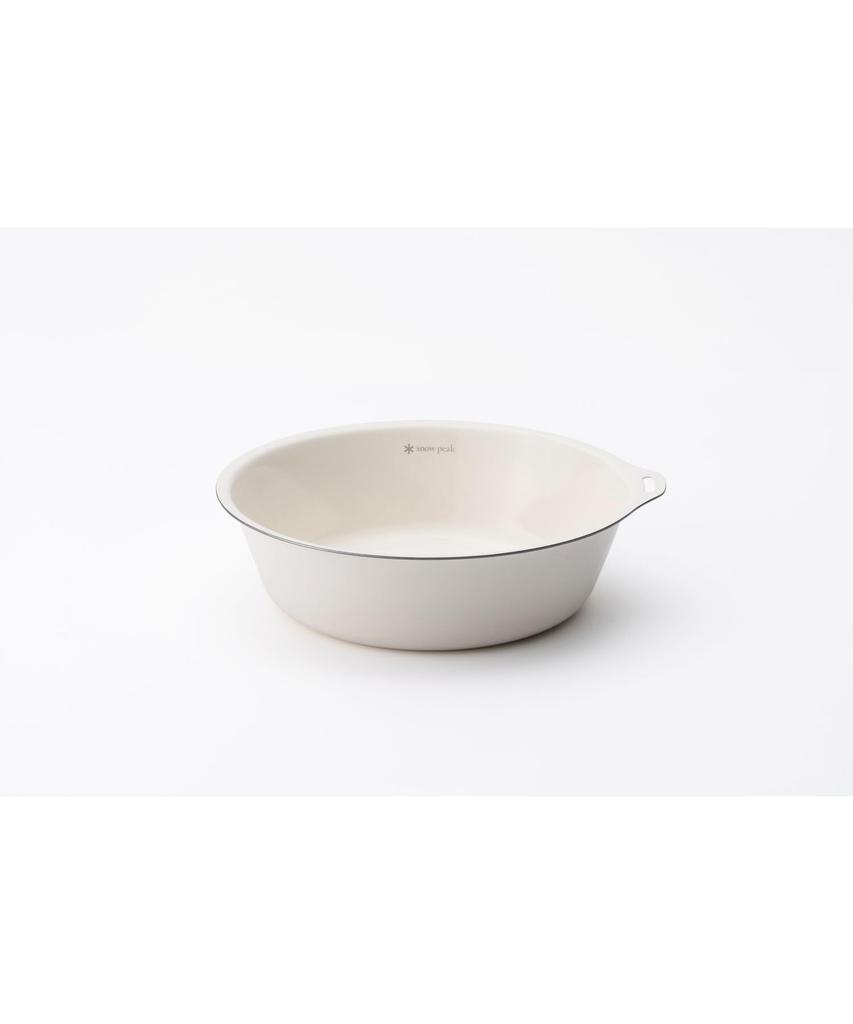 Snow Peak Enamel Bowl 200ml Ivory Bowl Plate BBQ Camping Outdoor Picnic LF-065-IV