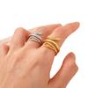 Versatile High-End Snake-Shaped Stainless Steel Finger Ring