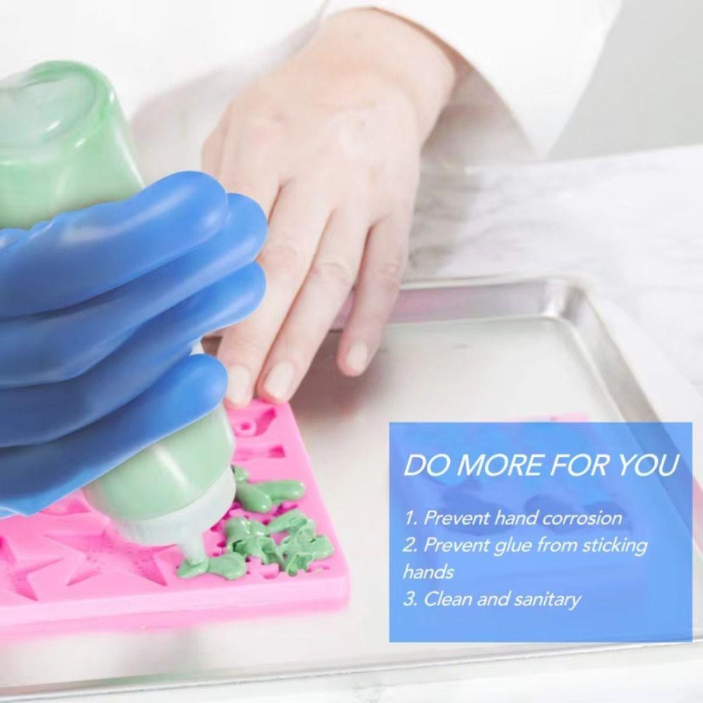 1Pair Reusable Moisturizing Gloves Waterproof Dishwashing Gloves Cleaning Gloves  Casting