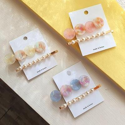 Women's Round Hairpin Set (3 Colors)