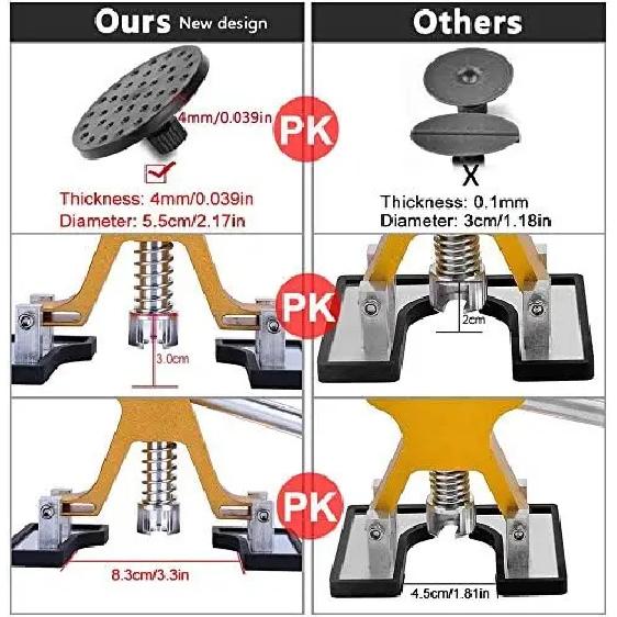 New Adjustable Car Dent Puller Dent Remover Auto Body Suction Cup Paintless Repair Tools Kit Auto Dent Removal Tool Kits