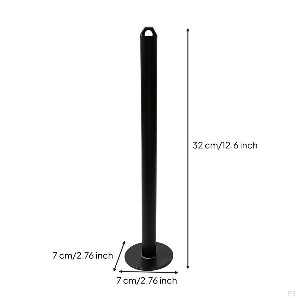Loading Pin Vertical Rod Solid Steel Weight Disc Holder for Athletes, Climbers, Strength