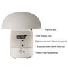 EZVALO Mushroom Bluetooth Speaker Night Light with Clock Display (CN Version)