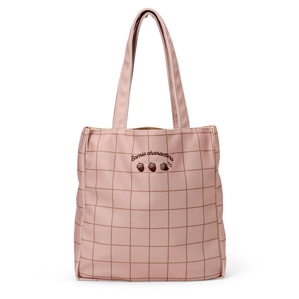 Sanrio Tote Bag Sanrio Ages 3 and 145556 (SANRIO) (Fluffy Squirrel) Characters, Up,