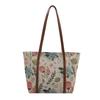Beautiful casual niche design sense flower texture high sense temperament large capacity shoulder armpit bag