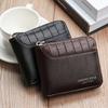 Pu Leather Men‘s Wallet Luxury Mens Purse Male Zipper Card Holders With Coin Pocket Rfid Wallets Gifts For Men Money Bag
