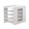 Large Capacity Multi-layer File Storage Rack Space Saving File Holder Desk Organizer  for Home
