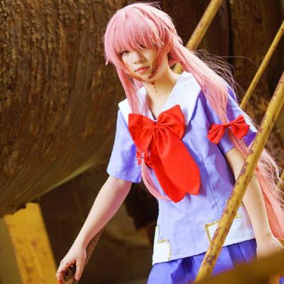 Future Diary Mijn Vrouw Yuno Cosplay Anime Kostuum Zomer Schooluniform Dans