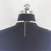 Luxurious Artificial Pearls Chest Chain for Women Front Chest Chain Bikini Chain Necklace Evening Party Body Jewellery