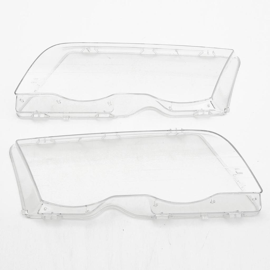 Paar Autoscheinwerferglas Abdeckung Klar Transparent Automobil Scheinwerfer Scheinwerfer Linse Für BMW E46 3er Serie 4-türig 1998-2001