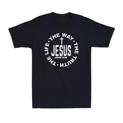 Jesus Der Weg Die Wahrheit Das Leben Christlicher Glaube Herren T-Shirt
