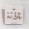 Pink Butterfly Tassel Pearl Stud Earrings Set for Women - High-End Luxury Jewelry