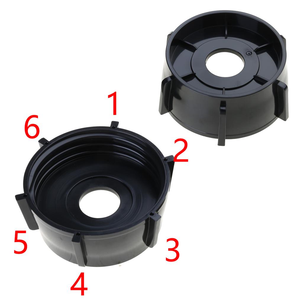 Set of 2 Blender Replacement Part Universal Juicer Base Juicer Bottom Base Plastic Texture for Blender Mixer