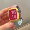 Case +Silicone Strap for Apple Watch Band 44mm 45mm 8 7 40mm 42 38 49mm Sport Watch Band for IWatch Series 9 8 7 6 SE 5 4 3 2 1