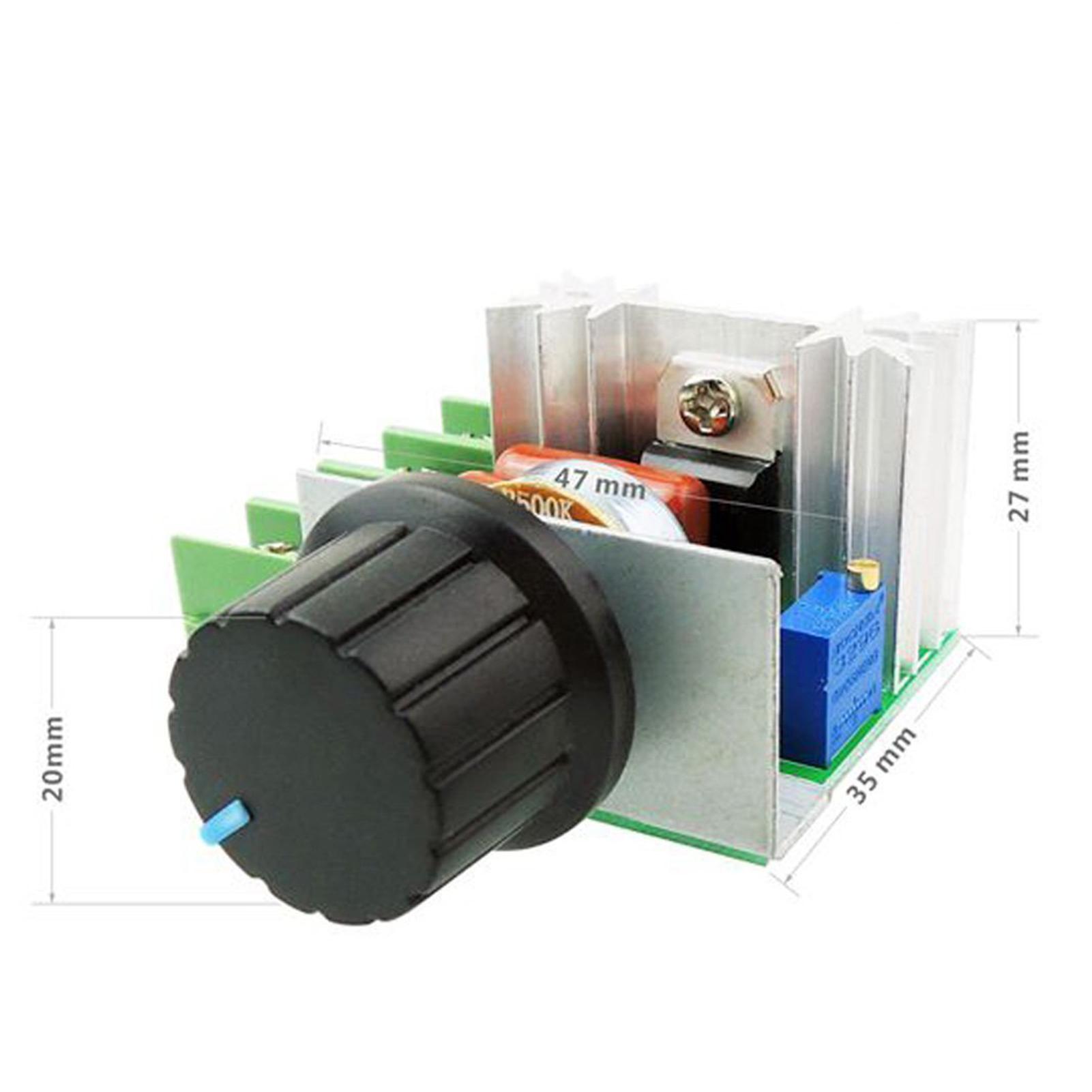 

2000W PWM Alternating Current Motor Speed Control Module Dimmer Governor50 220V Adjustable Voltage Adjuster