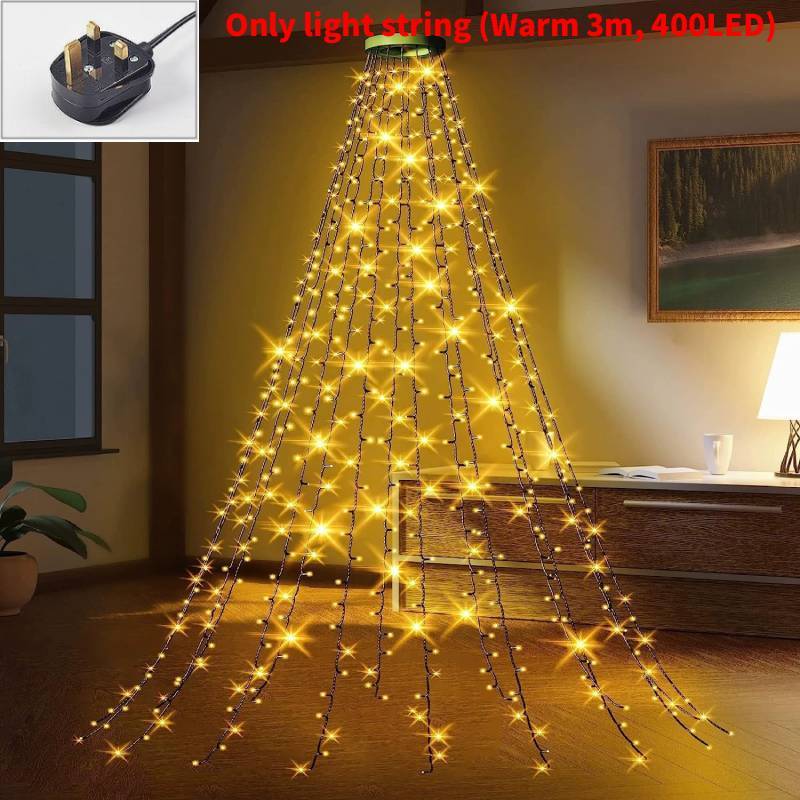 Christmas Tree Led Lights With Low Voltage Power For Festive Home Decor