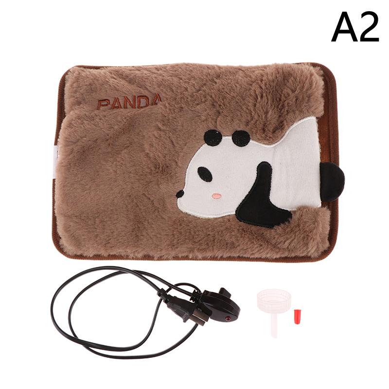 Reusable Electric Hot Water Bag Soft Winter Hand Warmer Hot Water Bottle Rechargeable Warm Hand Pocket Christma Gift