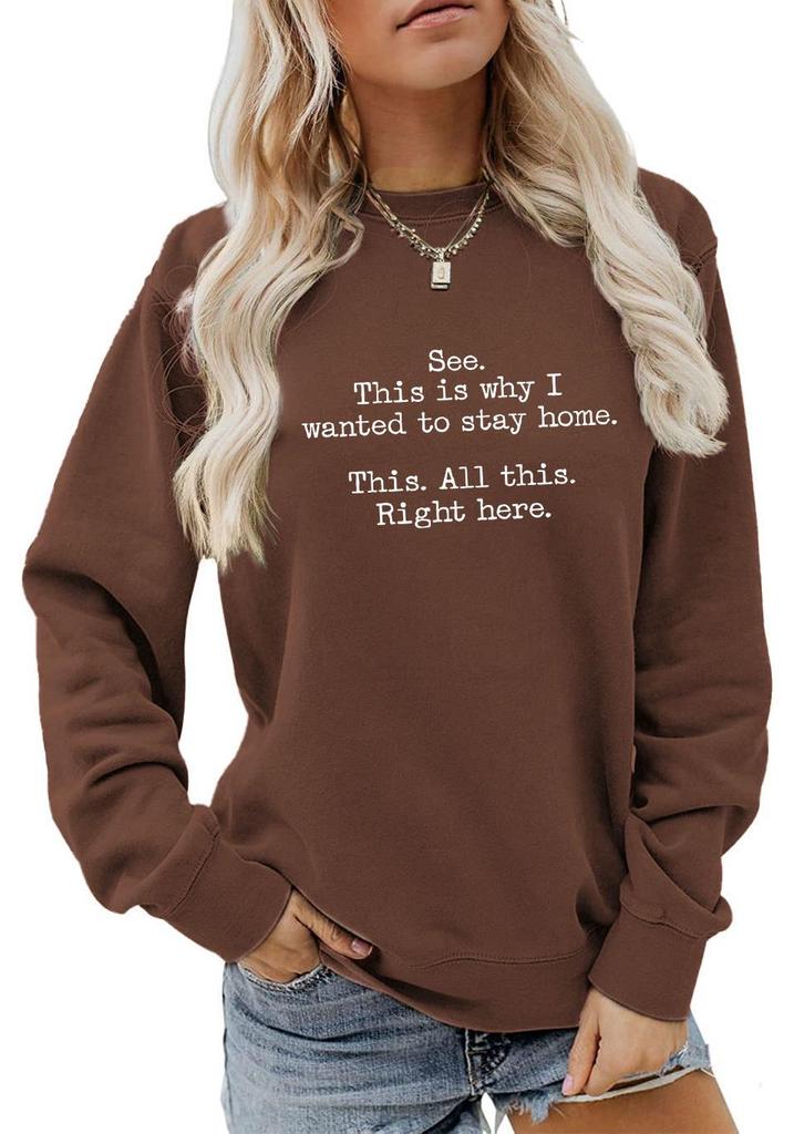 Simple Fashion Casual Long-Sleeved Pullover Sweater