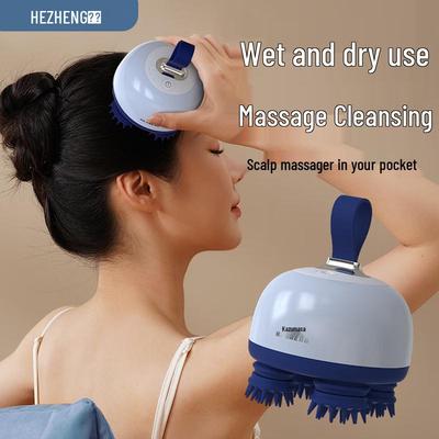 HEZHENG HZ-HEAD-8 Wireless Octopus Scalp Massager CN Plug (adapter Included)