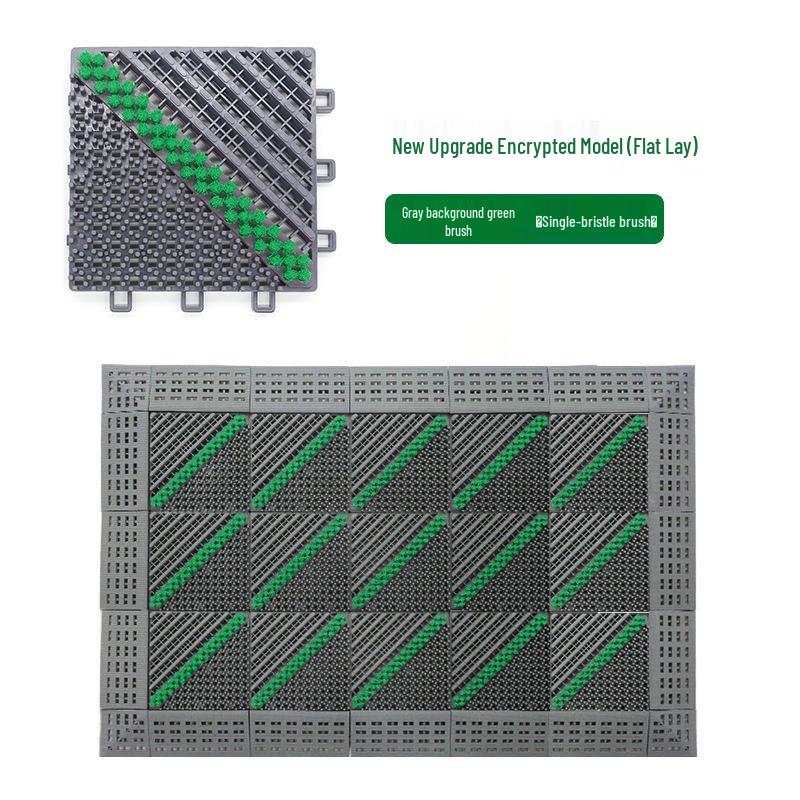 Interlocking Anti-Slip Outdoor Entryway Dirt & Dust Removal Mat