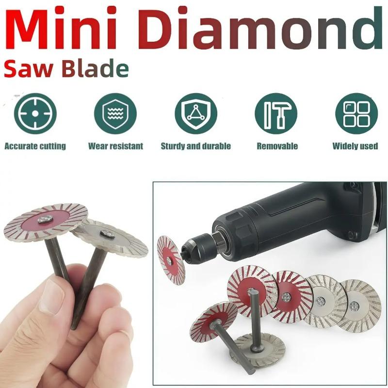 40mm Stone Carving Blade Engraving Diamond Saw Blades Dry Cutting Disc Grinding Wheel 6mm Shank for Stone Ceramic Porcelain Tile