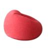 Coffee Inflatable Sphere Bean Bag Chair - Flocked Recliner Sofa