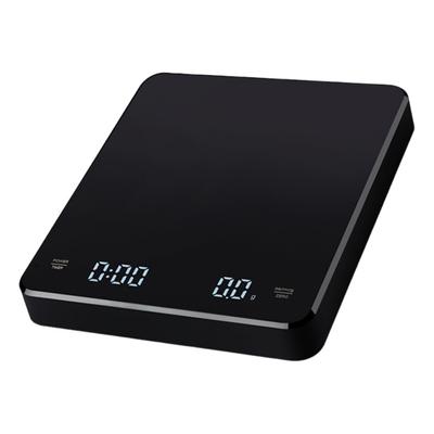 Digital Kitchen Scale with Timer Precision Rechargeable High-sensitivity Touch Buttons Coffee Scale for Espresso Brewing