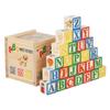 Alphabet & Number Wooden Building Blocks Early Education Number Stacking Blocks  Kids Toy
