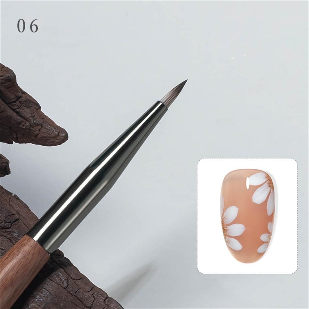 1pc Nail Brushes Wooden Handle Nail Gel Brush Manicure Supplies Tools Accessorie Nail Painting Brush DIY Manicure Tools