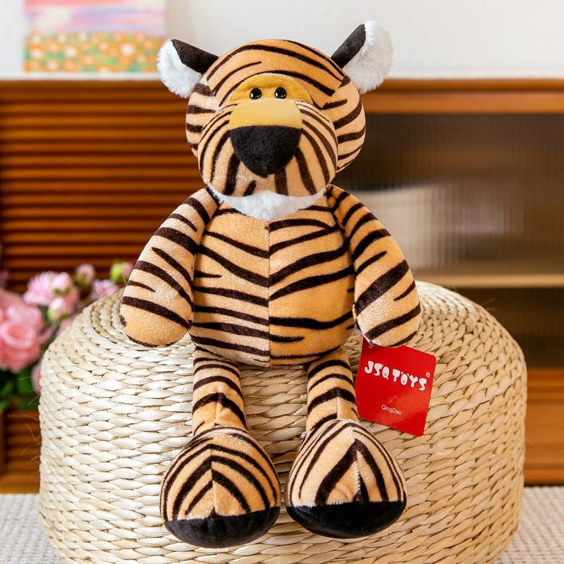 Jungle Animal Doll Plush Toy Cute Simulation Elephant Doll Throw Pillow Lion Doll Rag Doll