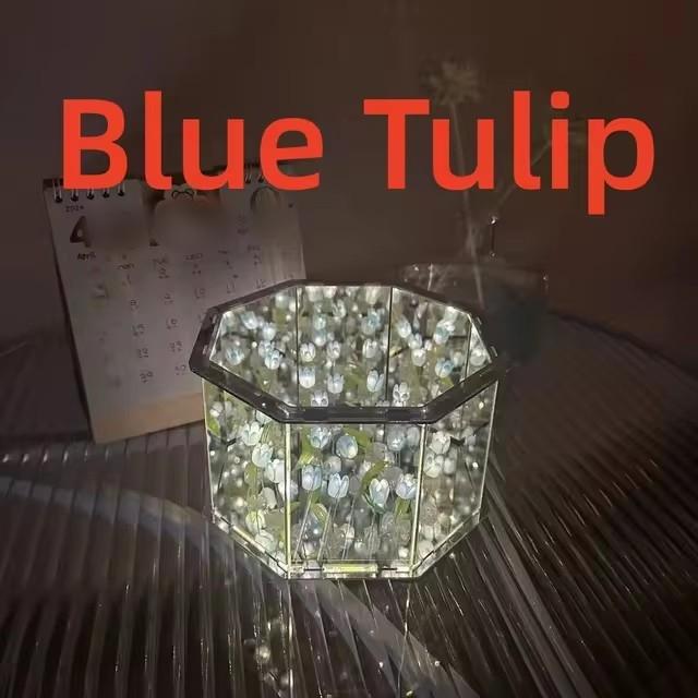 

Сделай сам Лампа-куб с зеркалом-тюльпаном, Имитация цветка, Настольная лампа для спальни, Ручная работа, Роза, Зеркальный ночник, Подарки на день рождения 30 Flowers