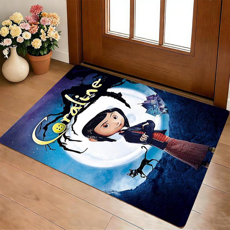 Coraline World Living Room Nonslip Area Rug Soft Carpet For Bedroom Game Playroom Sofa Office Home Decor Doormat Christmas Gift C9302113