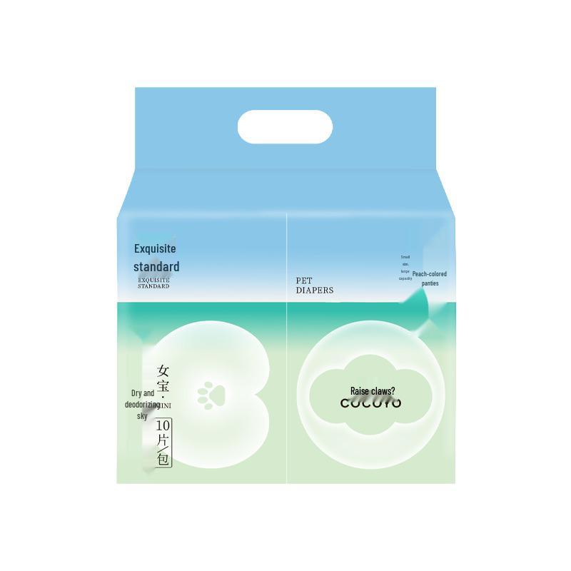 Paw-Raising COCOYO Peach-Scented Pet Diapers for Dogs & Cats