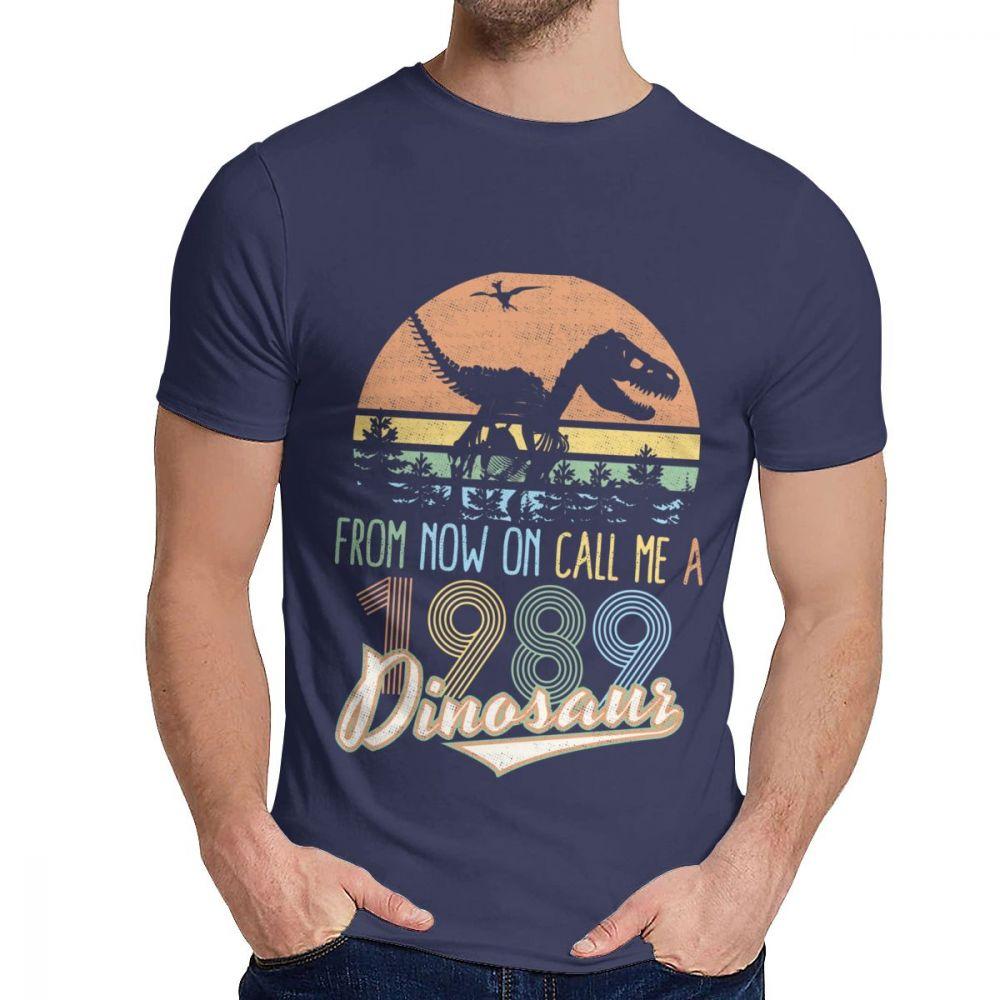Summer From Now On Call Me A Dinosaur Funny Vintage 1989 30Th Birthday Tee Shirt For