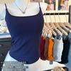 Autumn and Winter New Velvet Sling Vest Thickened Warm with Chest Pad Women's Underwear with Slim Back Top